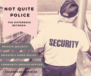 Picture of event security guard