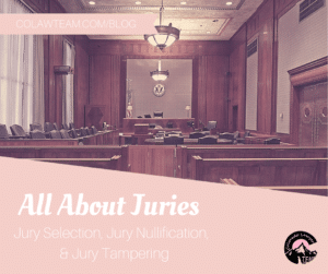 image of empty courtroom