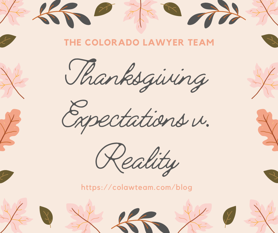 Thanksgiving exp v. reality