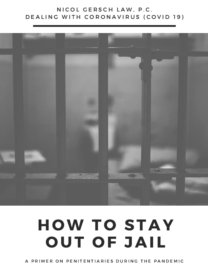 How to stay out of Jail