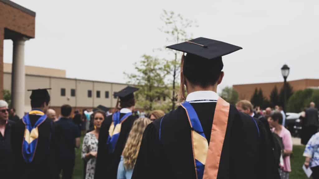 college graduation ceremony