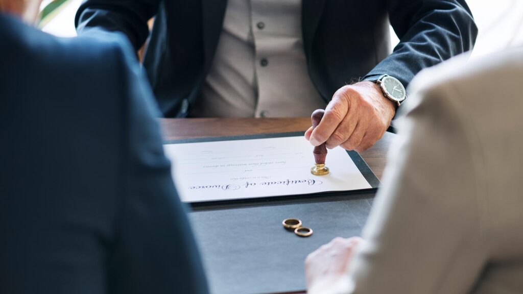 divorce separation certificate 1